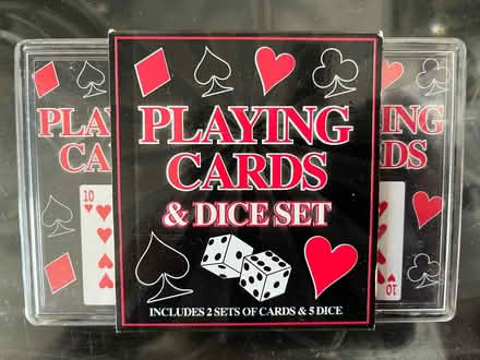 Photo of free Box of playing cards and dice (Bromley BR2) #1