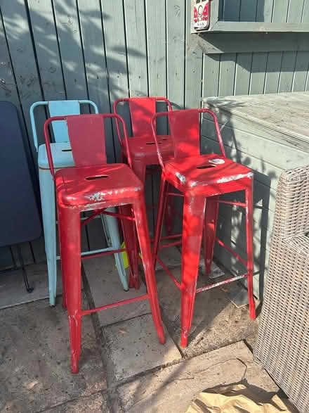 Photo of free Outdoor stools (Glenageary) #1