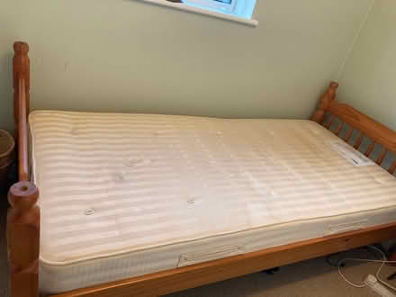 Photo of free Single pine bed (Kingsway) #2