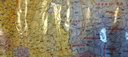Photo of free postcode wall map of greater london (West Marina TN38) #4