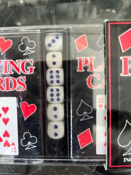 Photo of free Box of playing cards and dice (Bromley BR2) #2