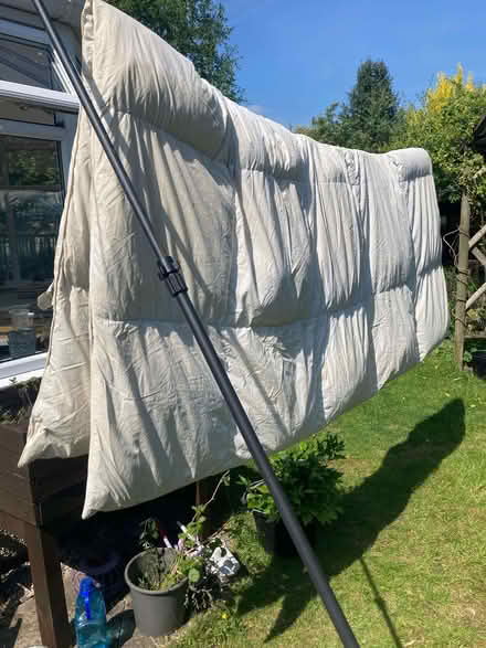 Photo of free King sized duvet and large cushion with cover (Hallgarth LA9) #2
