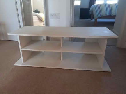 Photo of free White Media Unit/Shelves for TV etc (Bath - Lansdown) #1
