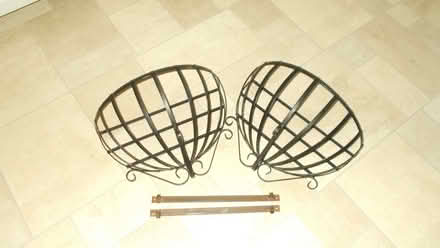 Photo of free 2 metal garden wall baskets (North Ascot SL5) #1