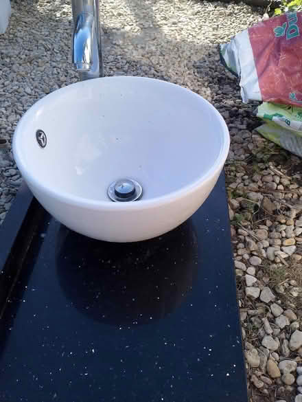 Photo of free Bathroom sink on marble top (Barry) #2