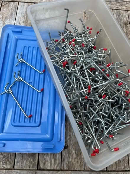 Photo of free Pegboard/Displayboard Hooks (Bramley Green RG26) #1