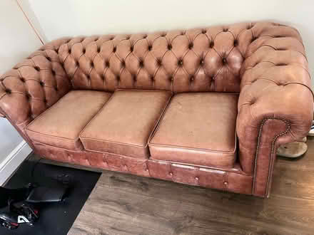 Photo of free Chesterfield sofa (south stoke RG8) #1