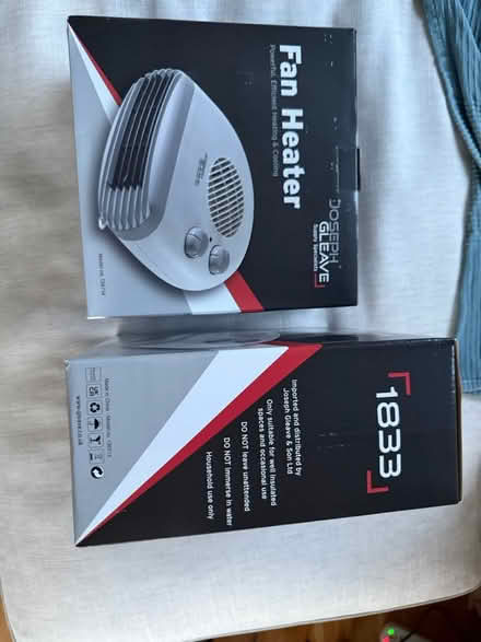 Photo of free 2 identical fan heaters (Five Mile Drive OX2) #1