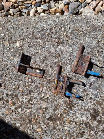 Photo of free old metal garden gate with old fittings (Halstead TN14) #2