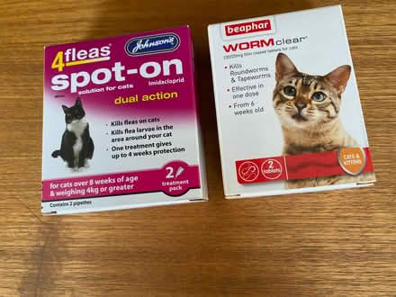 Photo of free Cat flea and wormer (Poringland NR14) #1
