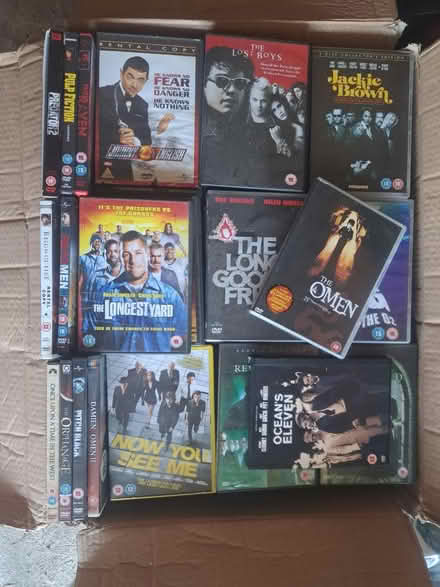 Photo of free Large box of dvds (Andover, SP10) #1