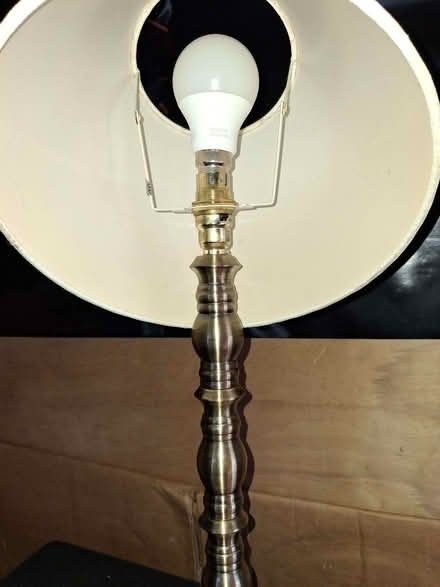Photo of free tall table lamp and shade (Halstead TN14) #2