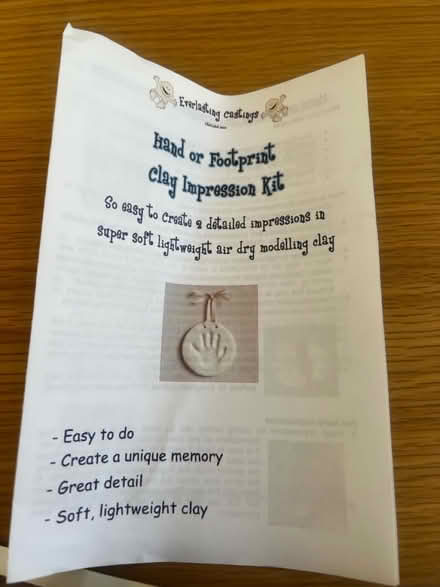 Photo of free Casting clay kit for baby (Catford) #3