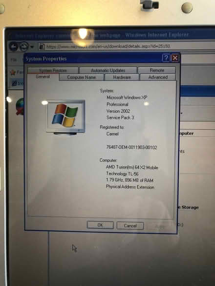 Photo of free Windows xp laptop (IP1) #2