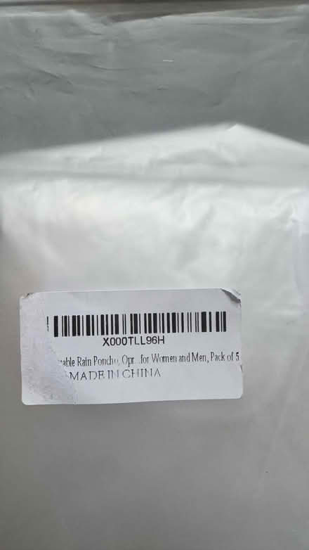 Photo of free 3 unused rain ponchos (RG1) #2