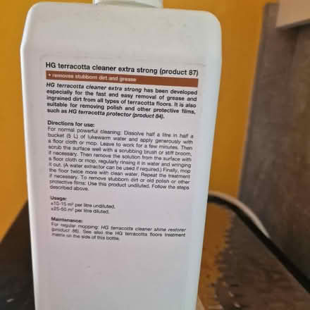 Photo of free Terracotta tile cleaner (Moresby Parks CA28) #2