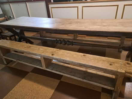 Photo of free Table + 2 benches (Nw1 Camden) #2