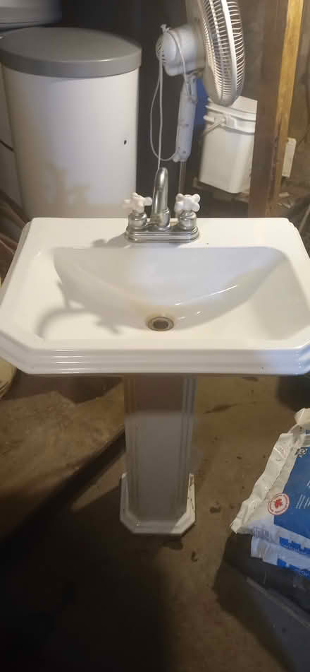 Photo of free Antique pedestal sink (Athens Ontario, Brockville.) #4