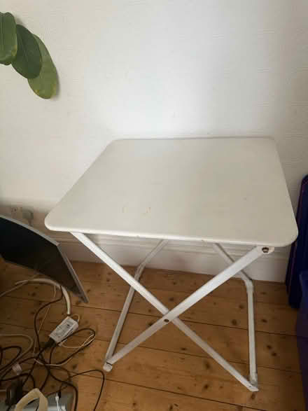 Photo of free Foldable table (metal) (N5 Highbury Barn) #1