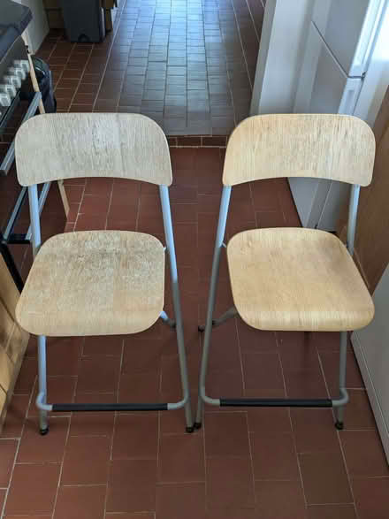 Photo of free 2 kitchen stools (Barnard's Green WR14) #1