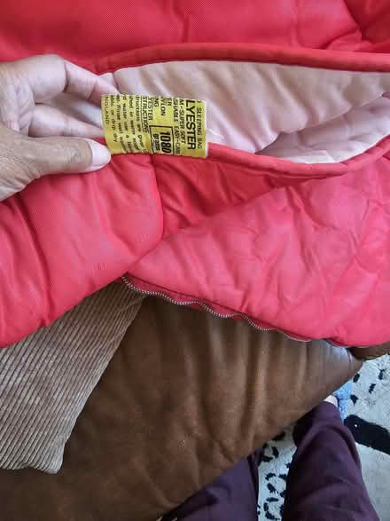 Photo of free Red Sleeping Bag (Ilford) #2