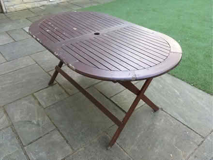 Photo of free Garden table (Barrow nr Whalley BB7) #1