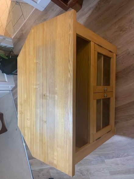 Photo of free Pine coloured tv cabinet (highcliffe BH23) #2