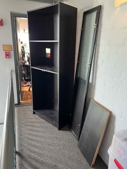 Photo of free Black Ikea display case (Meridian Hill park) #2