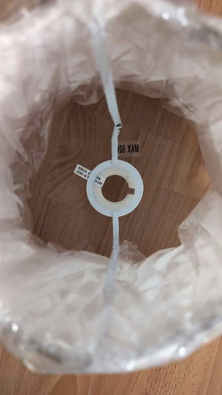 Photo of free White lampshade, unused (Shoreham-by-Sea BN43) #2