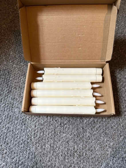 Photo of free Gold 5 arm Candelabras with candles (So19 9ah) #4