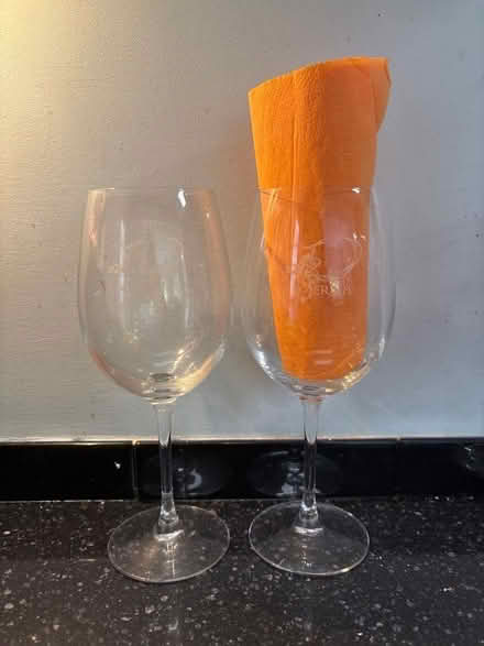 Photo of free 2 very large wine glasses (Eastbourne BN20) #1