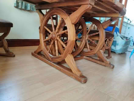 Photo of free Dining room table chairs and server (PE33) #2