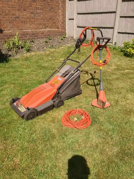 Photo of free Flymo lawnmower and strimmer (Portesham, DT3) #1