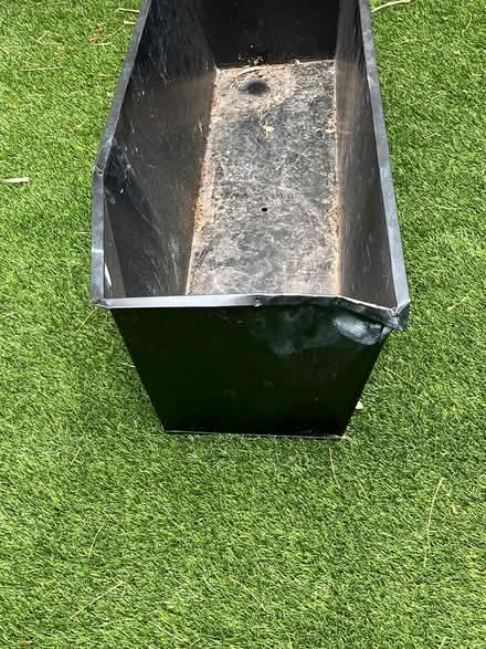 Photo of free Black rectangular planter (NW8 St. John’s Wood) #3