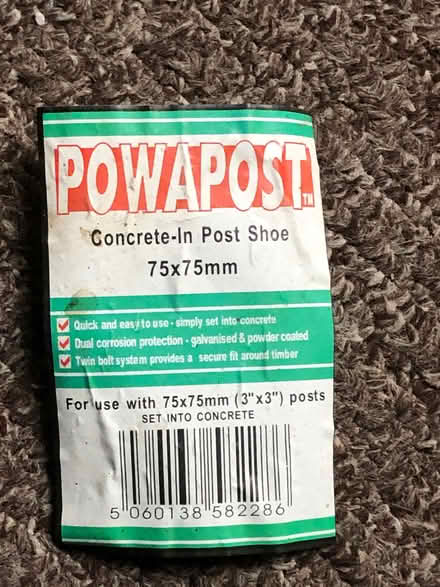 Photo of free Four metal post anchors (like Metpost) (IP1) #3