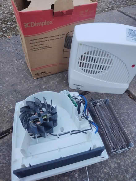 Photo of free Wall fan heater - spares/repair? (nr Hornby LA2) #1