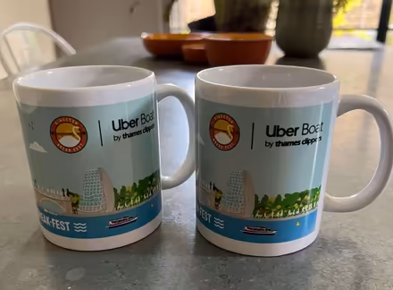 Photo of free 2 x unused mugs (St Margarets TW1) #1