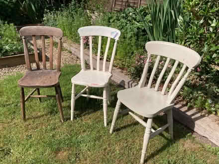 Photo of free Three close matched kitchen chairs (Oldfield Park) #1