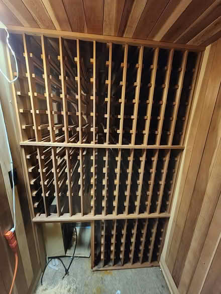 Photo of free wine rack parts clear cedar wood (above the town of mill valley) #1