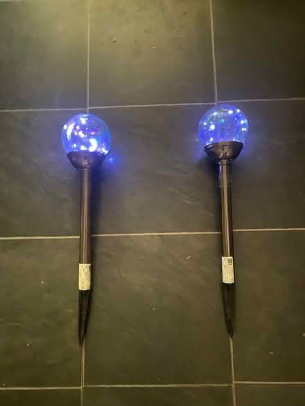 Photo of free 2 solar garden lights (Ardington OX12) #1
