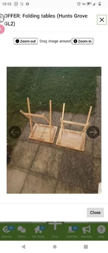 Photo of free Tables folding (Hunts Grove GL2) #2