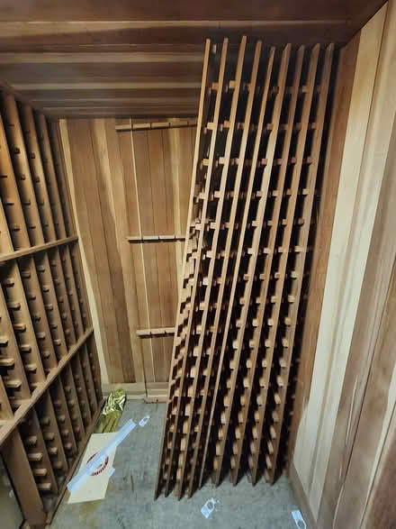 Photo of free wine rack parts clear cedar wood (above the town of mill valley) #2