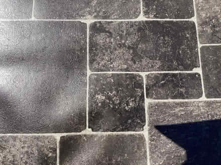 Photo of free Black slate tile effect Lino offcut never used (Llandudno LL30) #2