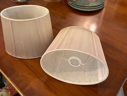 Photo of free Pair of matching Lampshades (SW10 Off Redcliffe Gdns) #2