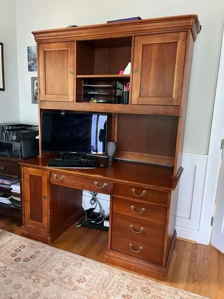 Photo of free 2 piece desk with undermount lights (Vienna community center) #1