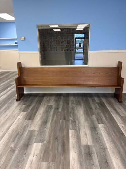 Photo of free Church pew 1930’s Gothic Revival (60014) #1