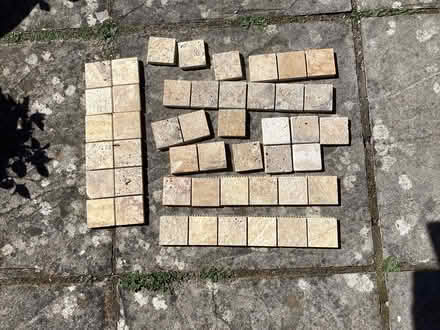 Photo of free 2 mosaic tiles and lots of bits (Llandudno LL30) #2