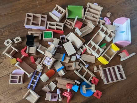 Photo of free Wooden doll's house furniture (Horsham RH12) #1