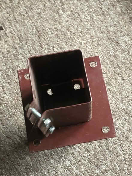 Photo of free Four metal post anchors (like Metpost) (IP1) #2