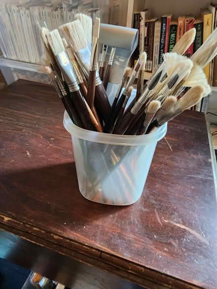 Photo of free Bunch of paintbrushes (Central District/Madrona) #1